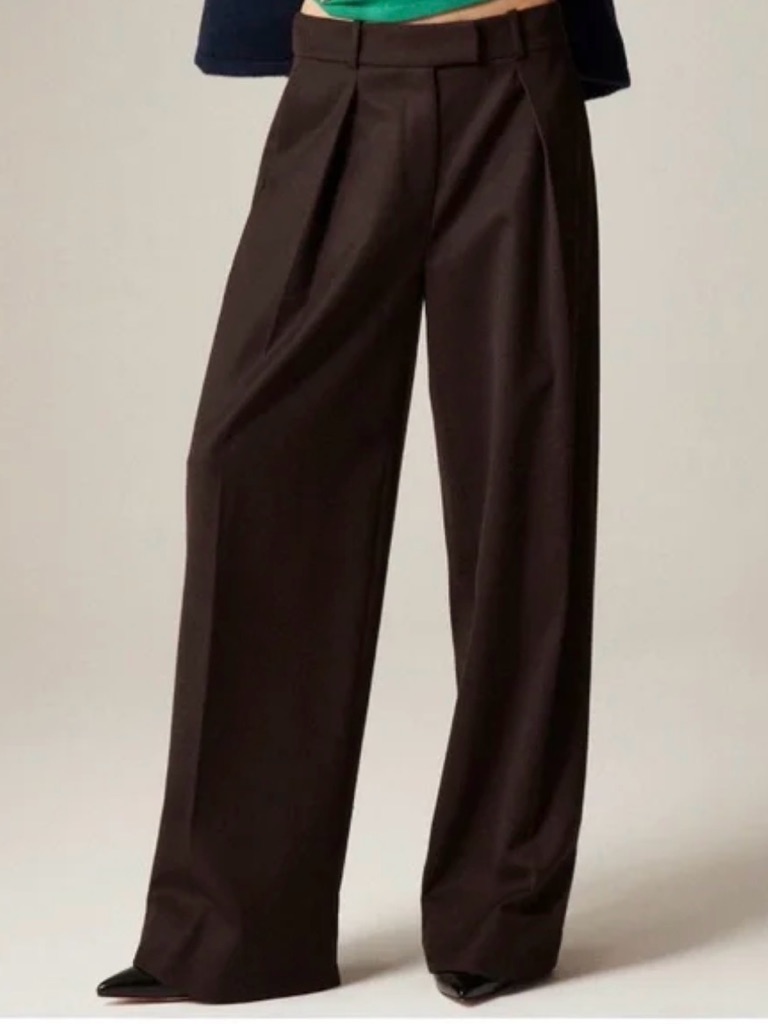 Alex Eagle X J.Crew Pleated Pant In Wool Blend